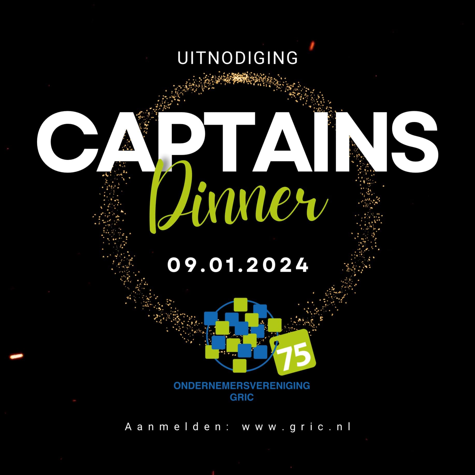 Uitnodiging Captains Dinner 2024 